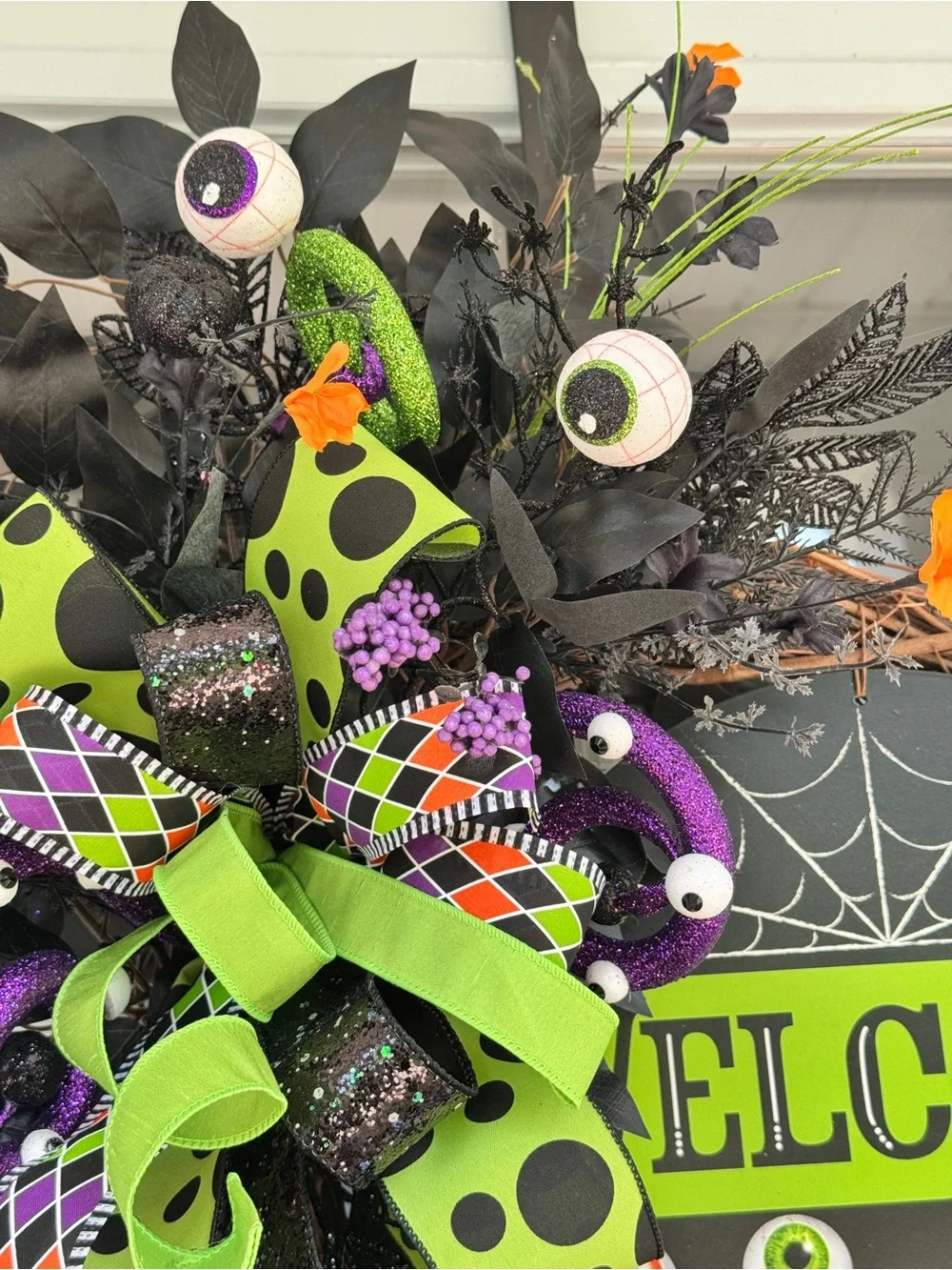 Eye See You” Spooky Welcome Wreath